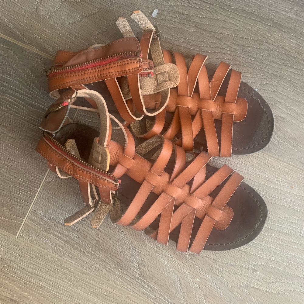 Brown Gladiator Sandals
